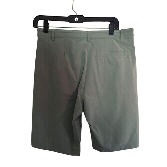 Tom Brady Brand Golf Shorts Men's Size 29 Sage Green Zip Hook & Eye - Picture 2 of 8